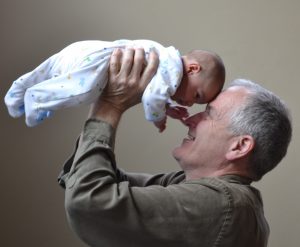 grandfather and child